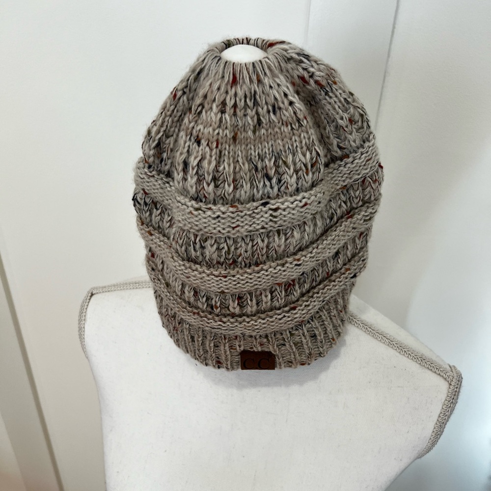 C.C hat with ponytail opening